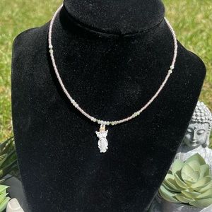 Angle flower child handmade necklace 😇💐🌺🌷🌸🌼